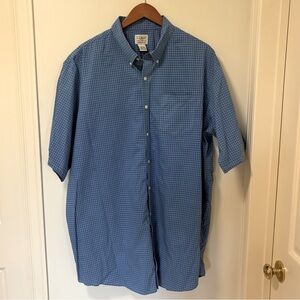 L.L. Bean Blue Casual Button Down Shirt Big and Tall Men’s XXL Tall